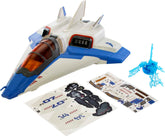 Mattel Disney Pixar Lightyear Toys, Fighter Jet-Style Spaceship, 15 Inches with Projectile Net Feature, Capture and Protect Mission, Collectible Gift